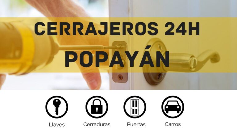 Cerrajero urgente a domicilio en Popayán