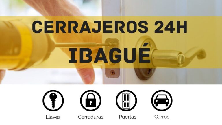 Cerrajero urgente a domicilio en Ibague