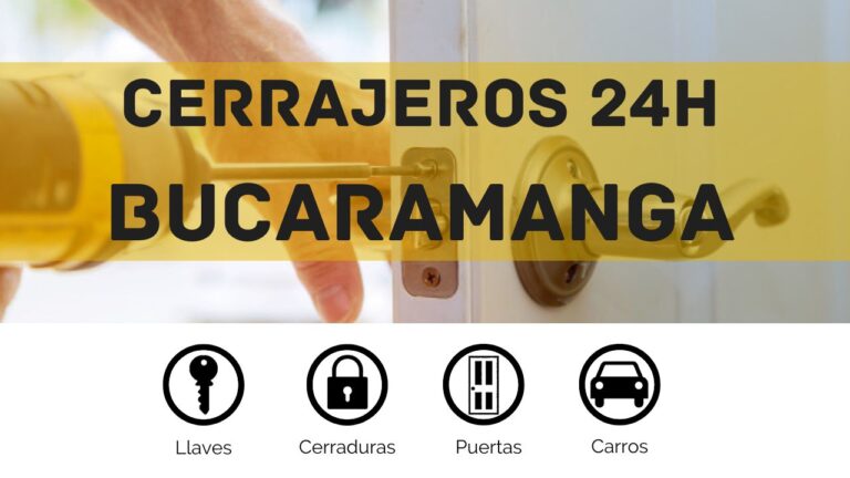 Cerrajero urgente a domicilio en Bucaramanga